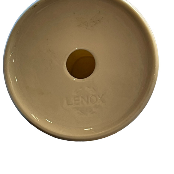 Lenox‎ Candlesticks Set Of 2 Holder Hexagonal Shaped Milk Glossy White 3.5" - Picture 4 of 6